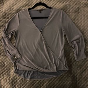 Banana Republic SP faux wrap blouse